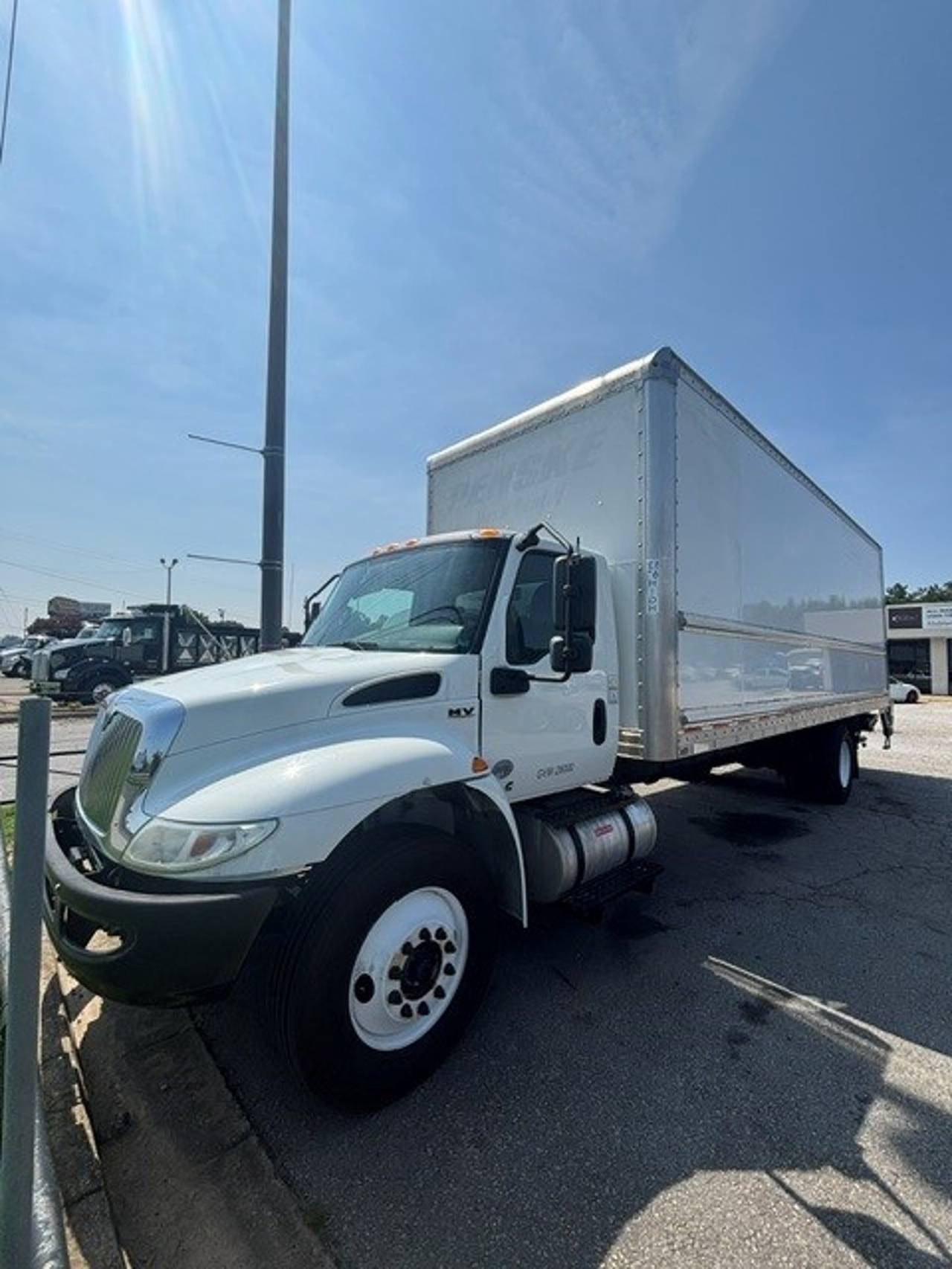 2021 International MV607 Box Truck, exterior photo 1