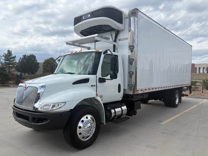 2021 International MV607 Refrigerated Box Truck, exterior photo 2