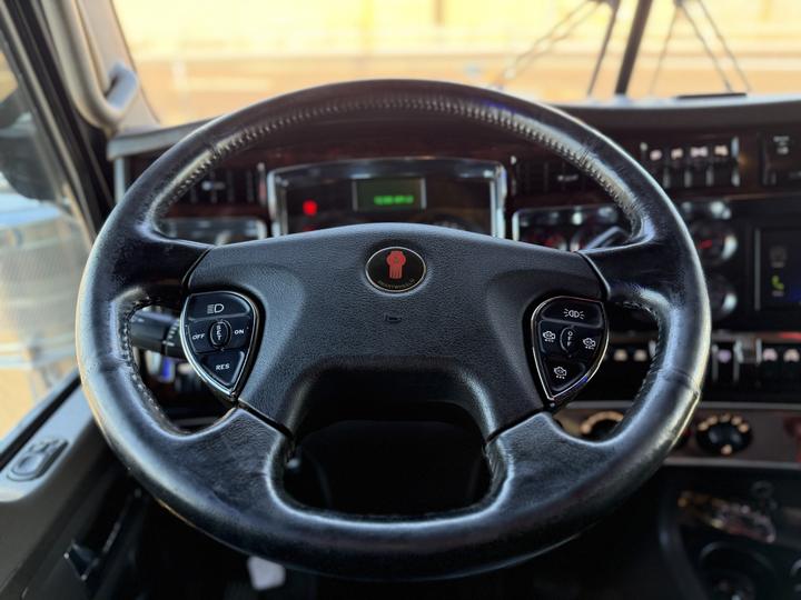 2021 Kenworth W900L 72" Raised Roof Sleeper, steering wheel