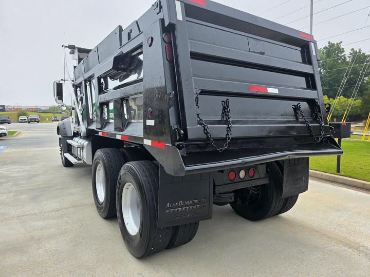 2022 Mack Granite Tandem Dump Truck, rear 3/4 passenger side, tailgate
