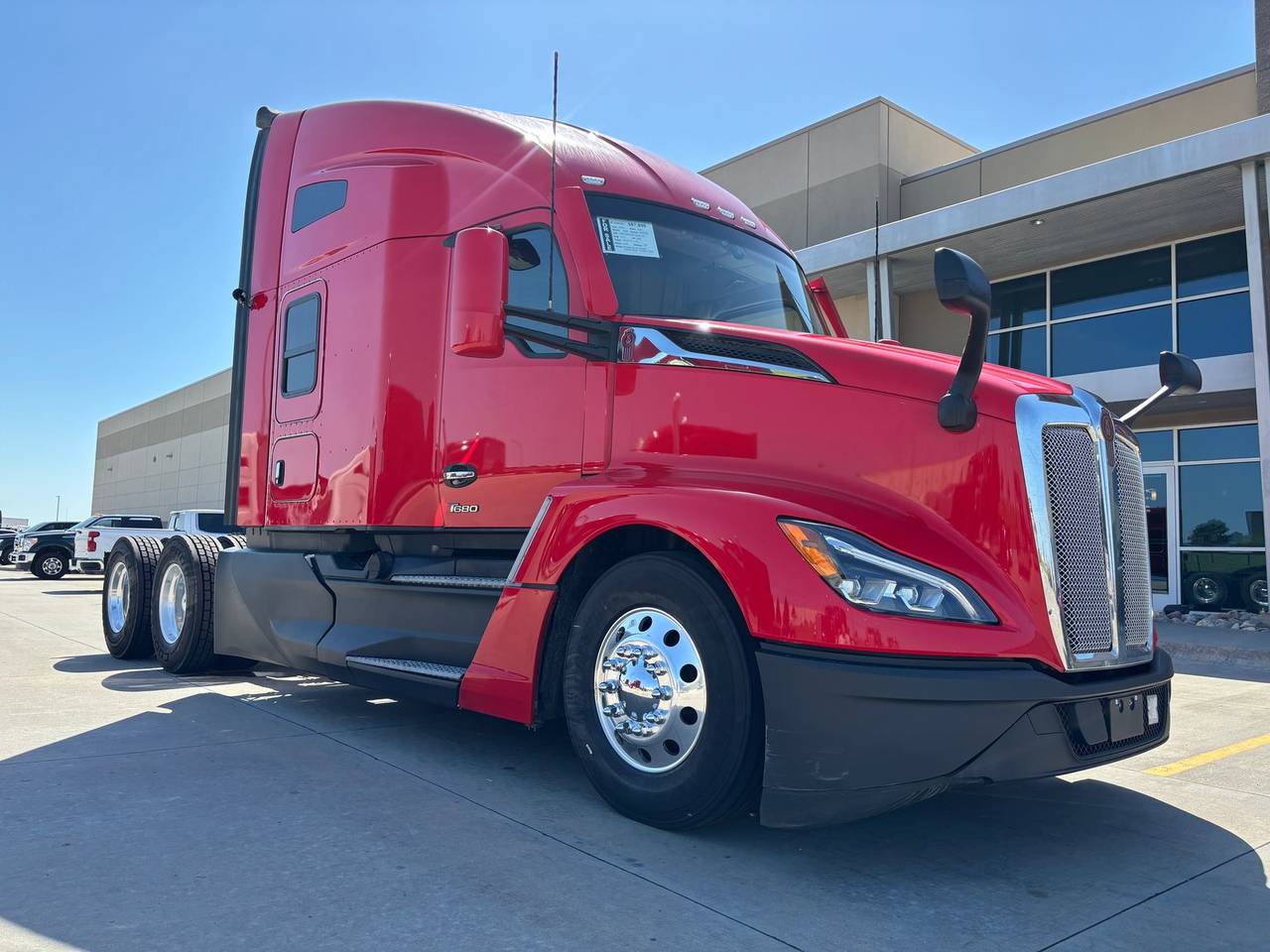 2023 Kenworth T680 76" Raised Roof Sleeper, exterior photo 1