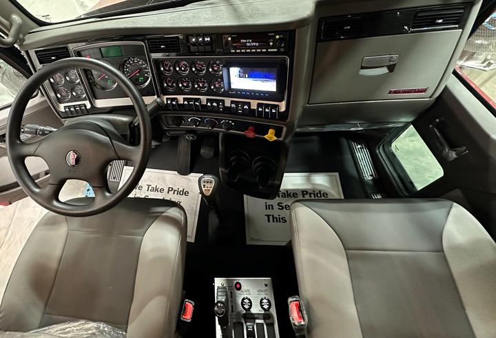 2027 Kenworth W900 Tri-Axle Dump Truck, interior